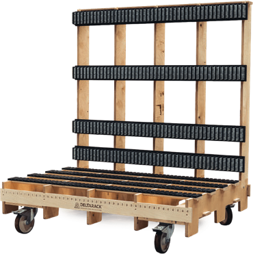 Flat Glass Brush Cart, high