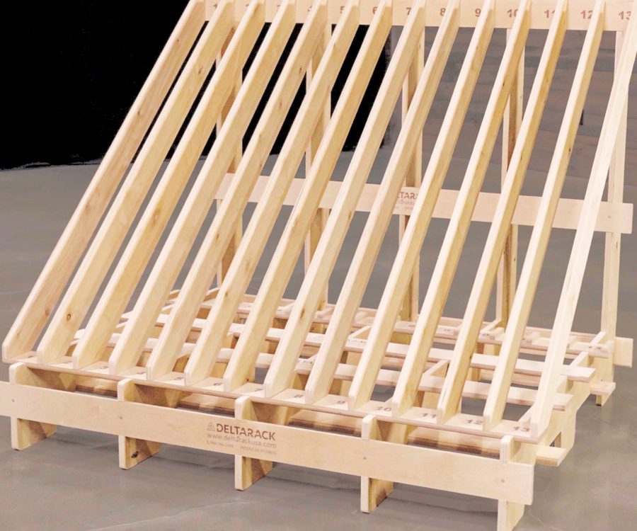 Deltarack Window Dealer Rack with 13 numbered slots